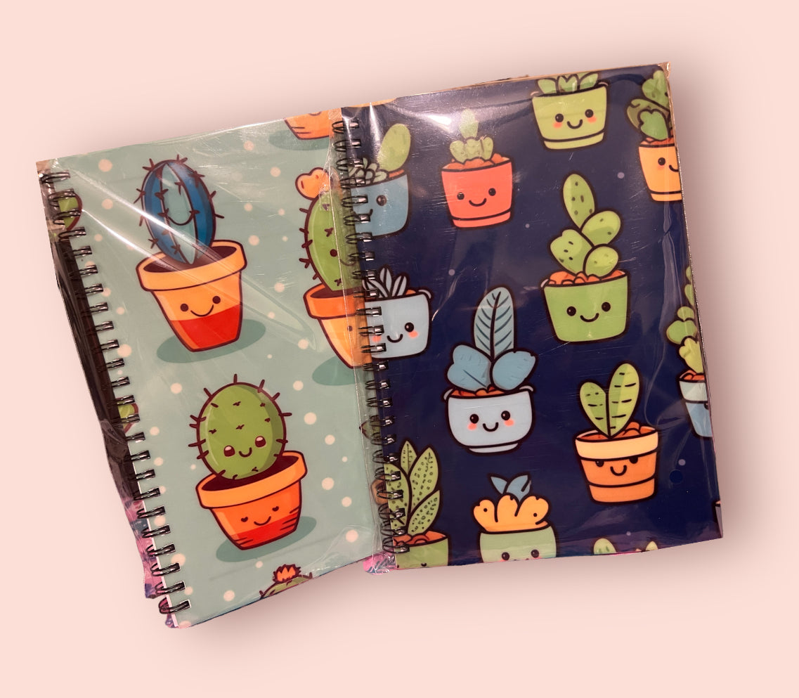 Flip over cactus 🌵 notepad